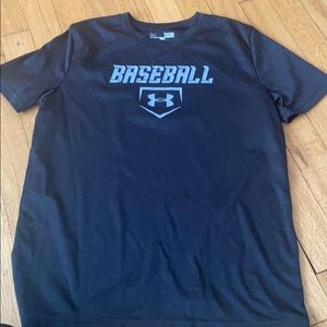 Baseball under armour tshirt